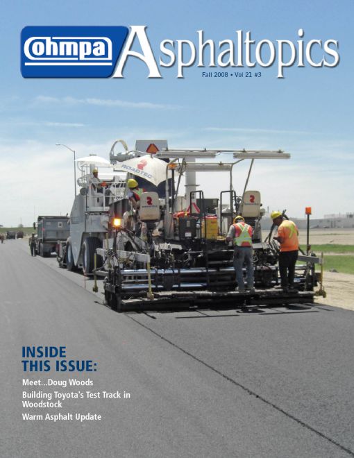 Asphaltopics magazine cover, Fall 2008
