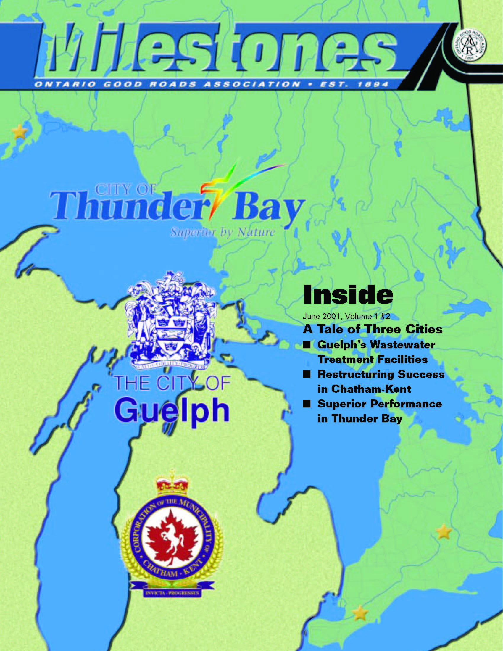 Milestones magazine cover, June 2001