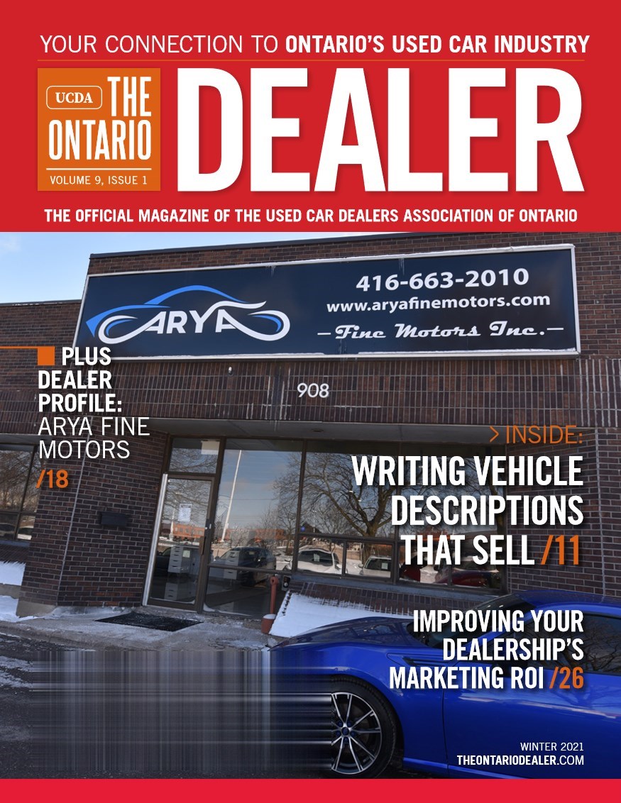 The Ontario Dealer cover, 2021